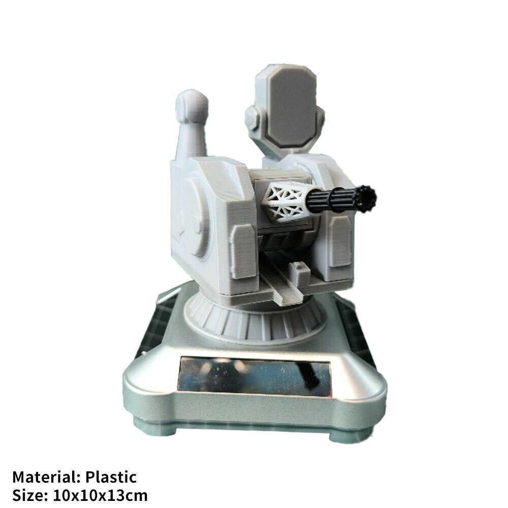 Solar-Powered Military Model Rotating Ornament  Military Emotional Gifts JQ