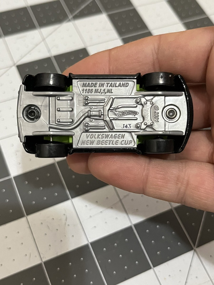 2019 Hot Wheels Volkswagen New Beetle Cup Black 5 Pack Loose