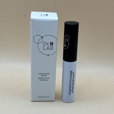 dr. B lab LASH AND BROW SERUM 0.17 fl. oz/ 5 ml New In Box
