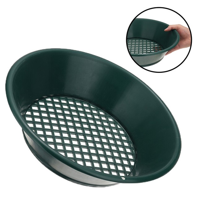 Gold Pan Panning Classifier Mesh Screen Mining Sifter Metal Detecting