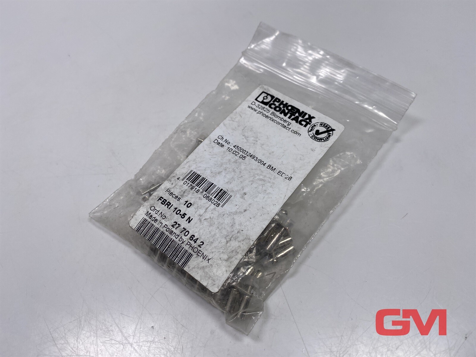 10x Phoenix Contact Fixed Bridge FBRI 10-5 N 10-Pole 2770642
