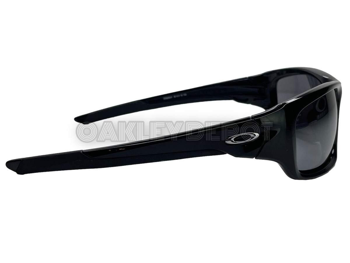 ✓🕶️ OAKLEY VALVE 009236 POLISHED BLACK/BLACK IRIDIUM SUNGLASSES
