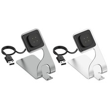 For Google Pixel Watch3/2 /Fitbit Metal Stand Charger Vertical Charging Stand