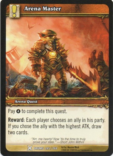 WOW World Of Warcraft CCG Drums Of War 2008 Individual Trading Cards - Picture 123 of 141