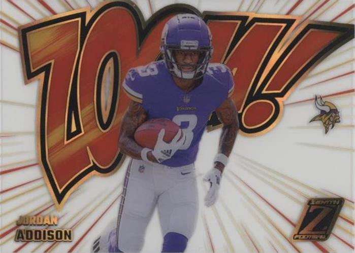 2023 Panini Zenith Jordan Addison #9 - 1 of 2