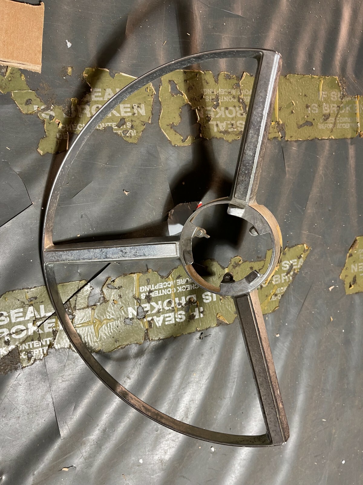 1968 DODGE CHARGER horn ring bbody super 69 brushed chrome gtx