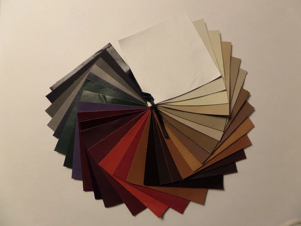 Chatarra de cuero para tapicería de 5 libras colores mezclados para manualidades Foto 3 de 4