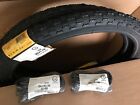 Pair of Comp 3 Type Bmx Tires Kit 20 x 1.75 with 2 Bike Tubes, Comp3 Knobby Tire