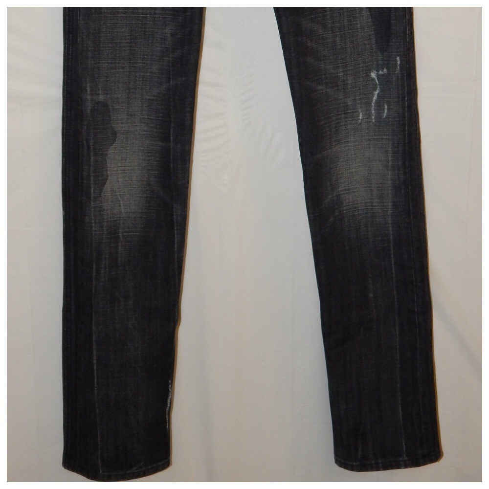 Jeans Destroyed Black Denim Diesel Darron Diesel 008UP W31