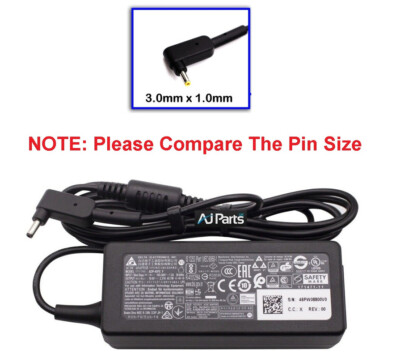Neu Acer ASPIRE 3 A315-24P-R4VE Laptop AC Adapter Ladegerät 45W Netzteil PSU