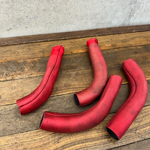Vintage Spenco Handlebar Foam Drop Bar Wrap RED Grips Slip On Cover Tape Road - Picture 6 of 10