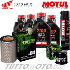 KIT TAGLIANDO HONDA CBF 600 S 2004-2011 OLIO MOTUL 7100 FILTRI  GRASSO CBF600 S