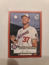 2021 Topps 70th VIP Celebration Platinum Anniversary Stephen Strasburg Red 1/5
