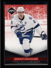 VINCENT LECAVALIER 2011/12 PANINI LIMITED #122 SPOTLIGHT RED PARALLEL /49 BA6415