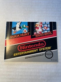 Super Mario Bros / Duck Hunt (Nintendo NES) Cartridge PLUS Instructions, Tested