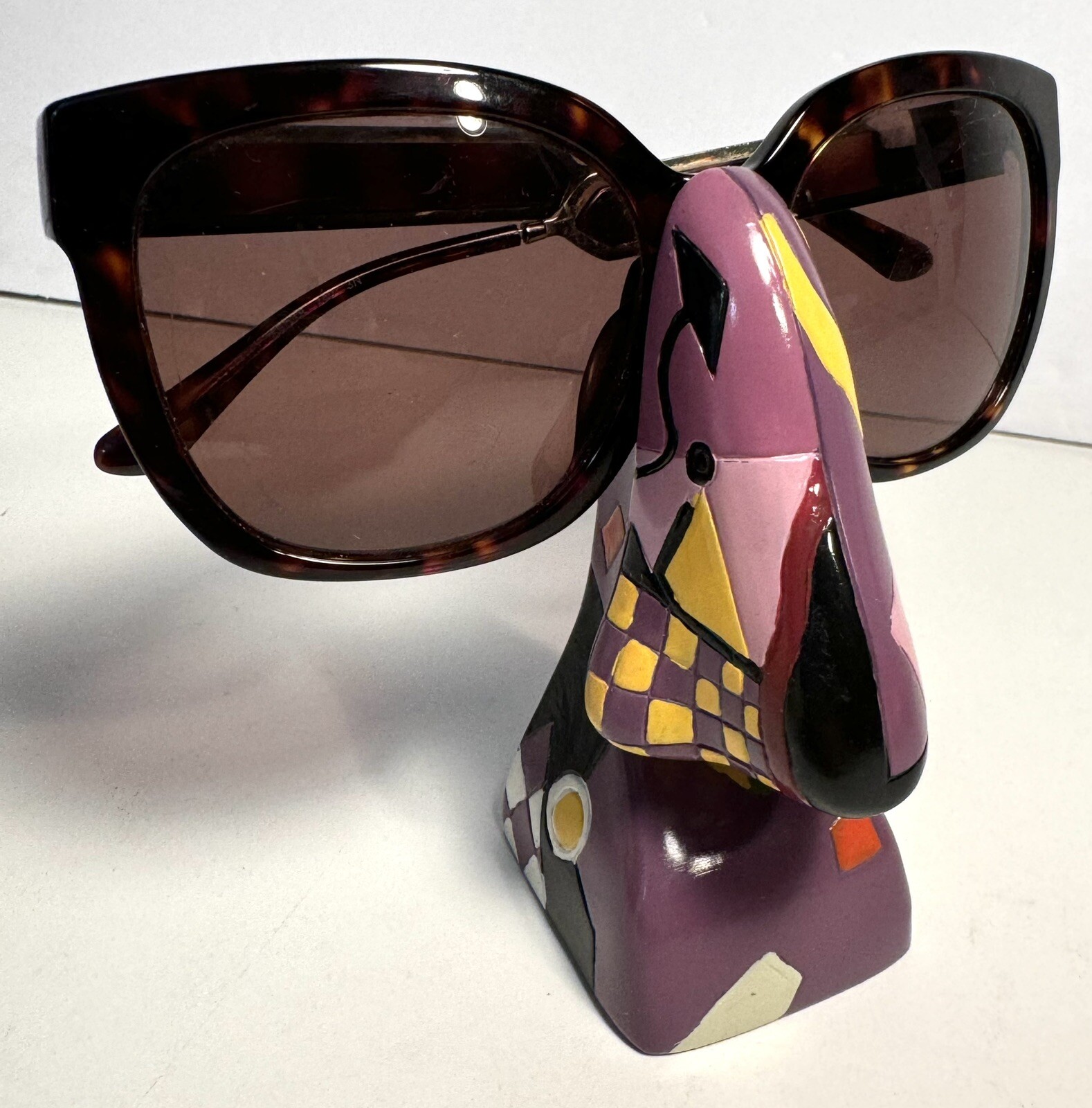 Picasso Nose Sculpture Figurine Eyeglass Sunglasses Holder Glasses Not Included