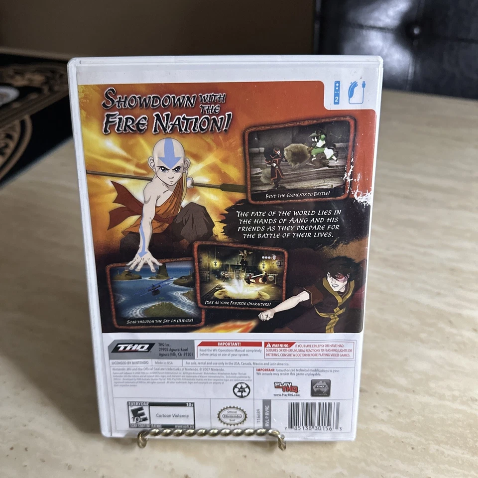 AVATAR THE LAST AIRBENDER INTO THE INFERNO NINTENDO Wii 🤩 Nickelodeon Foto 2 de 4