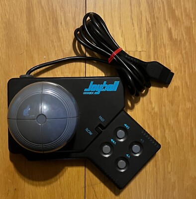 JoyBall MSX Controller Hal Laboratory 10512 Japan HJB-001 Gray