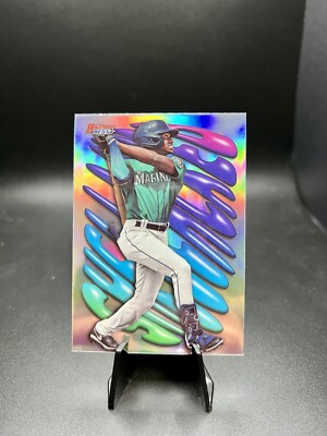 2023 Bowman's Best Shellacked Insert #SH-21 Felnin Celesten, Seattle Mariners