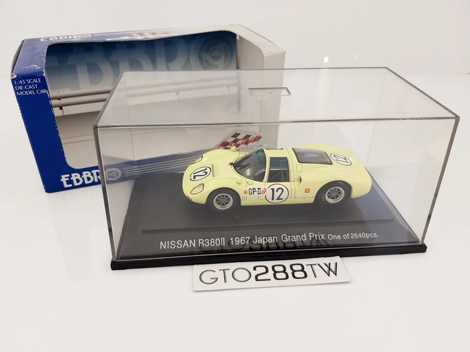 Nissan R380 II 1967 escala 1:43 EBBRO GP de Japón #12 (marfil) #386 Foto 4 de 4