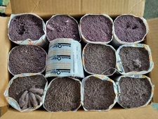 Shillcraft latch hook  cut yarn 24 rolls #50 Grey