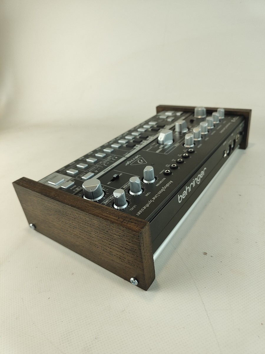 Behringer TD3 Real Oak Wood Stand Side panel Bass Line Synthesizer