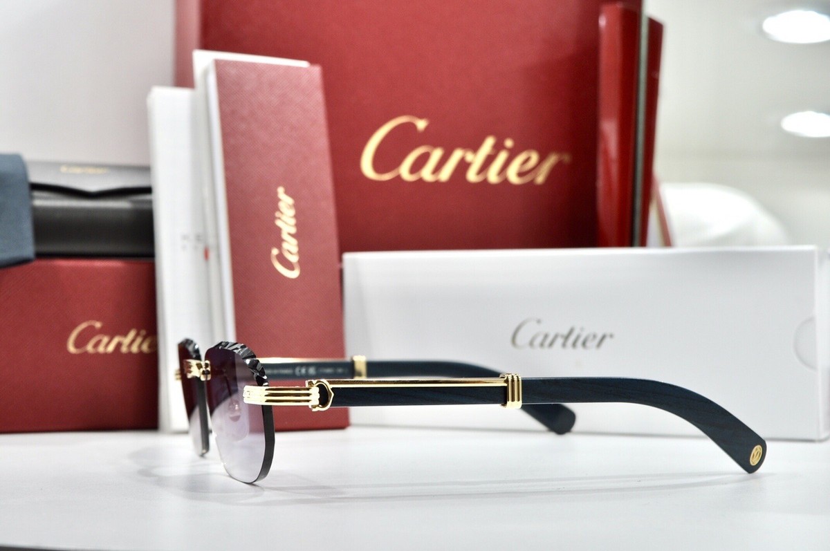 新品未使用　希少Cartier Wood box Anthracite Grey Cartier Style Pendant or Earring Gift Boxes | Vintage Collection
