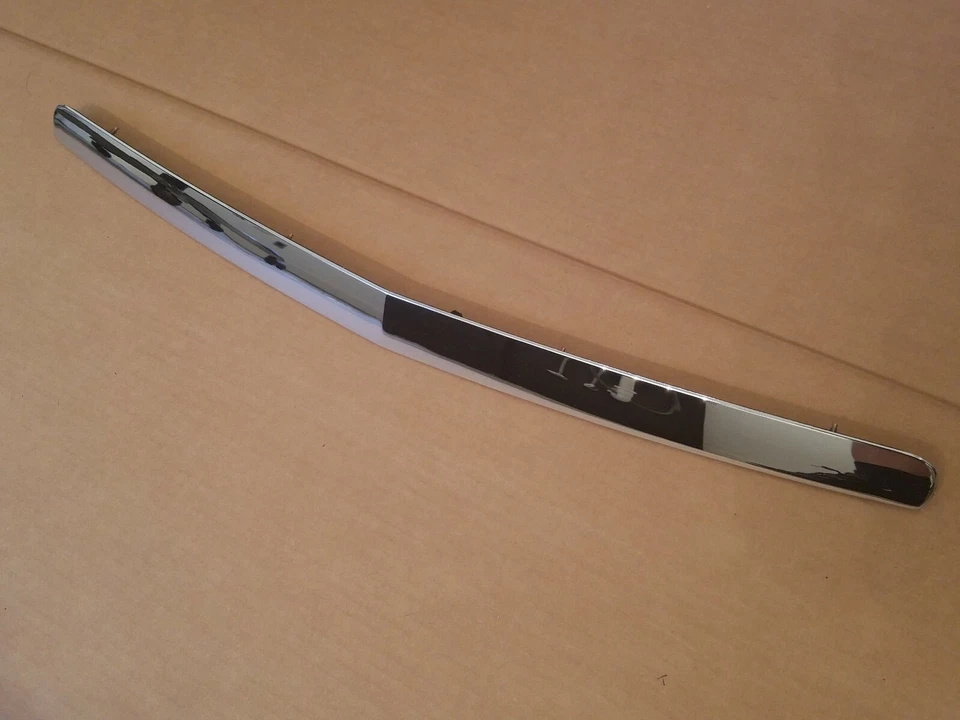 подходит для ACURA TL 2004-2008 годов выпуска решетка капота передний бампер верхняя хромированная отделка молдинг НОВАЯ - Изображение 4 из 4