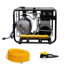 110V Air Compressor for Snorkeling Diving Cleaning 2 Ports Direct Breathing