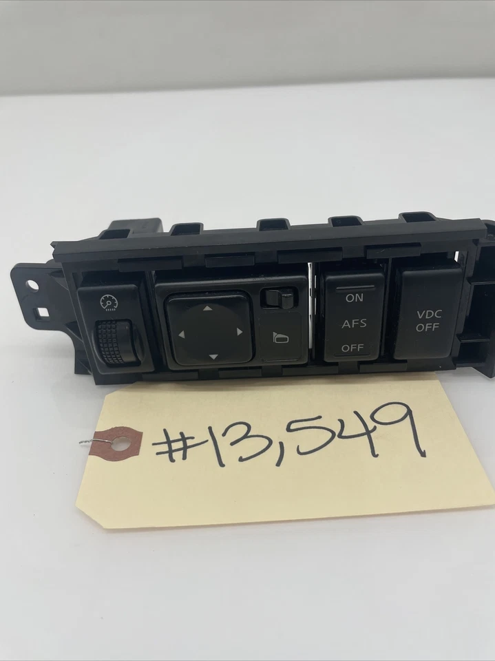 Infiniti M35 M45 2006 2007 2008 2009 espejo regulador Afs Vdc interruptor de control fabricante original Foto 3 de 4