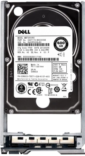 Disque Dur Dell 05R6CX 5R6CX MBF2600RC 600GB 10000U/Min 16MB SAS-2 2.5'' Pouces