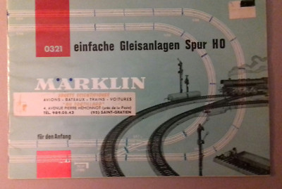 Train Märklin HO – Coffret Loco Tender + 3 Wagons + Rails – Époque 3