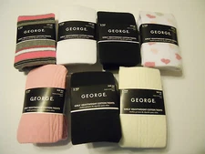 Kids Girls Heavyweight Tights Stockings Cotton Footed 4-6 7-10 12-14 Pantyhose  