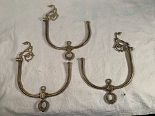 Juego De Colección De 3 Brazos de Fijación Eléctrico-Gas Curvos Latón con Brazos y Llaves De Gas