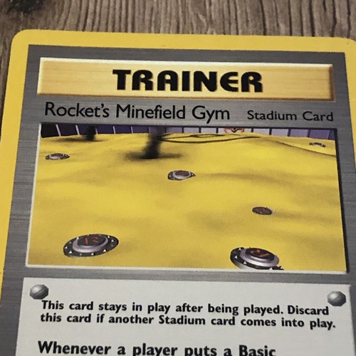 Pokemon Card - Rocket's Minefield Gym Gym Challenge 1st Edition 119/132 Uncommon - Picture 3 of 6