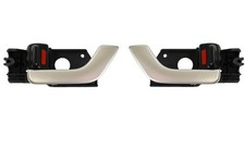Fits 2003 To 2008 Tiburon Interior Door Handle Front Left And Right Silver Black