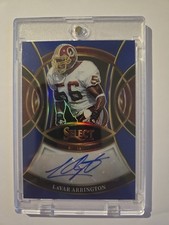NFL Blue Prizm Auto /149 - LaVar Arrington.  2025 NFL Autograph Select Football.
