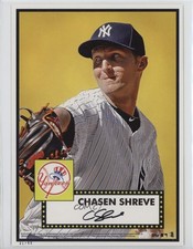 2015 Topps '52 Tribute Baseball 5x7 Call-Up Series Gold 31/49 Chasen Shreve 0au4