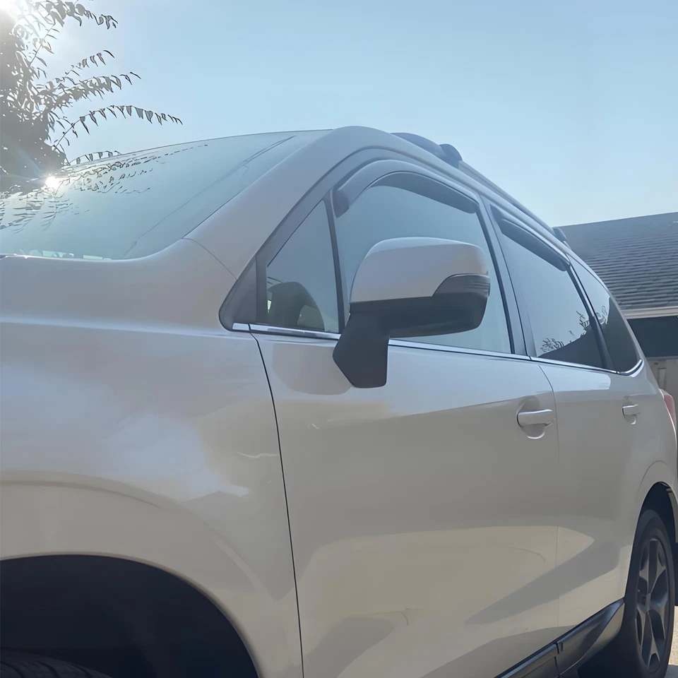 For 2014-2018 Subaru Forester In-Channel Inside Mount Rain Guards Window Visors - Image 4 of 4