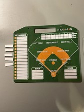 HIGHRAZON Magnetic Baseball Coach Dry Erase Coach Lineup Board, Pr