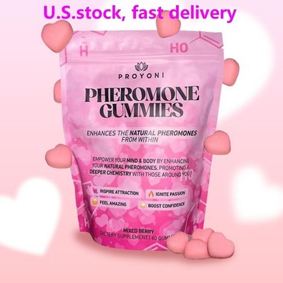 ProYoni Pheromone Gummies Maca Confidence Attraction Mixed Berry 60ct