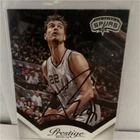 Panini Prestige 2013-14 Tiago Splitter #108 Autographed Spurs on card auto