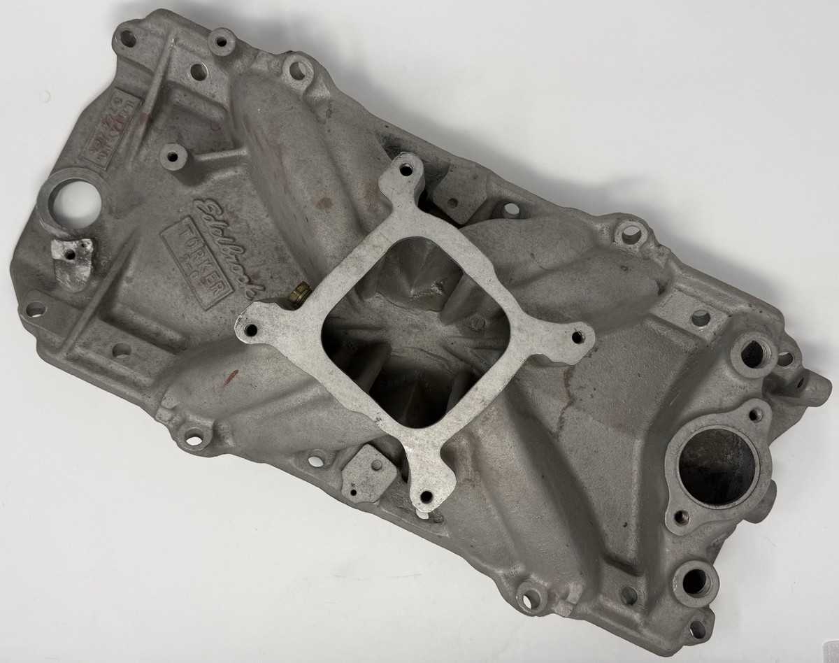 Edelbrock Torker 2-0 Intake Manifold 4bbl Model 2740 BBC Oval Port