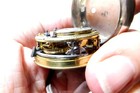 RARE DUTCH ANTIQUE MOCK PENDULUM CALENDAR  MID-LATE 1700'S REPOUSSE POCKET WATCH — photo 9