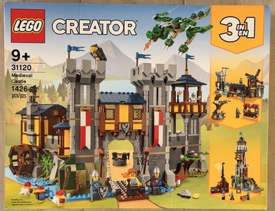 LEGO 31120 Creator Medieval Castle 1426 pcs NEW SEALED Retired Fast Ship