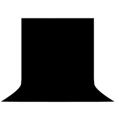 Professional Black Photography Backdrop Machine Washable Background 10x7 FT