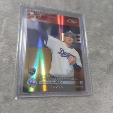 Limited Edition Of 10 Pcs No.4 Rookie Chunichi Dragons Seiki Nakanishi Holo