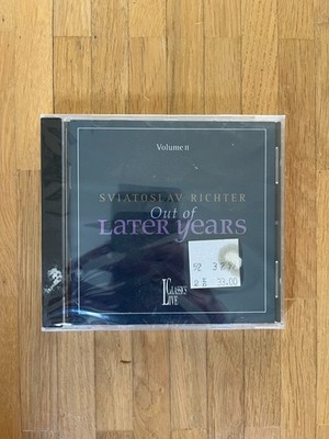 Sviatoslav Richter   Out Of Later Years Volume II CD