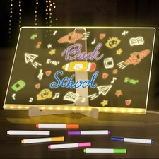LED Note Board with Colors, 12 X 8 LED Drawing Board