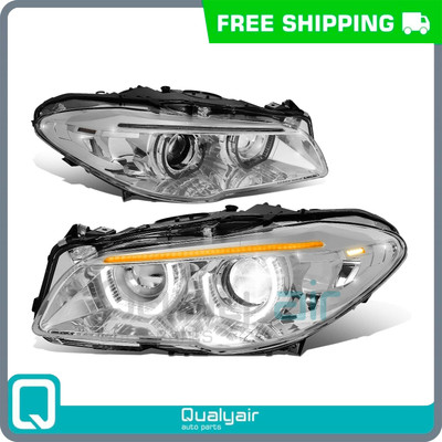 Headlights LED Drl/ Sequential Turn Signal HID Projector for 2011-2013 Bmw F10